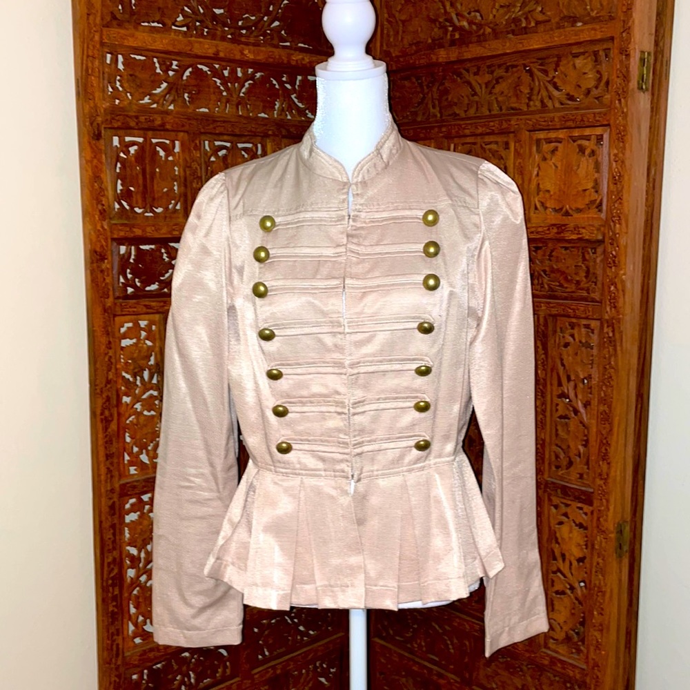 Arden B Cream and Gold Jacket